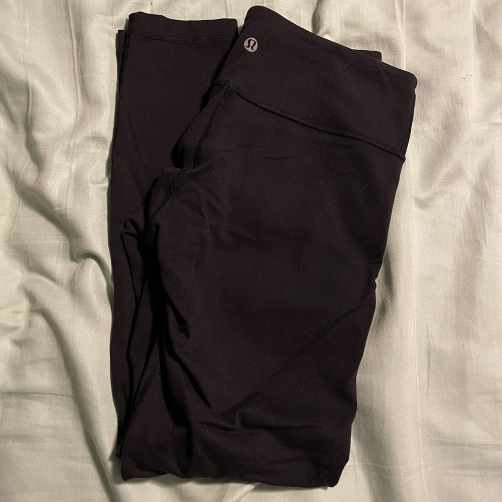 Lululemon Black Leggings 25”